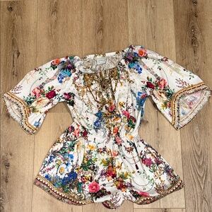 Ella Floral Kids Casual Dress - Multicolor